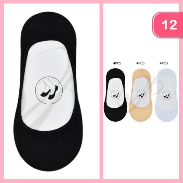 NO SHOW SOCKS (12 UNITS)