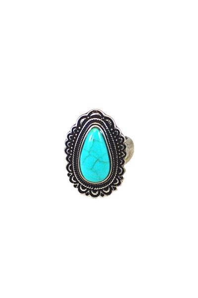 WESTERN STYLE TQ STONE SINGLE RING