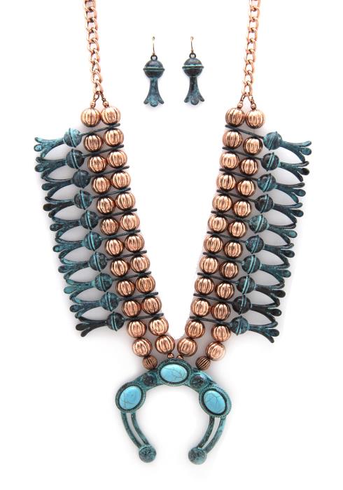 WESTERN HORSE SHOE PENDANT NECKLACE