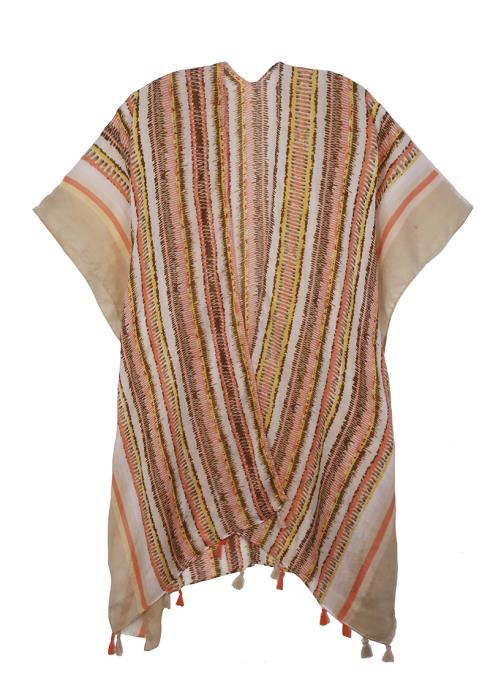 FASHION STRIPE KIMONO