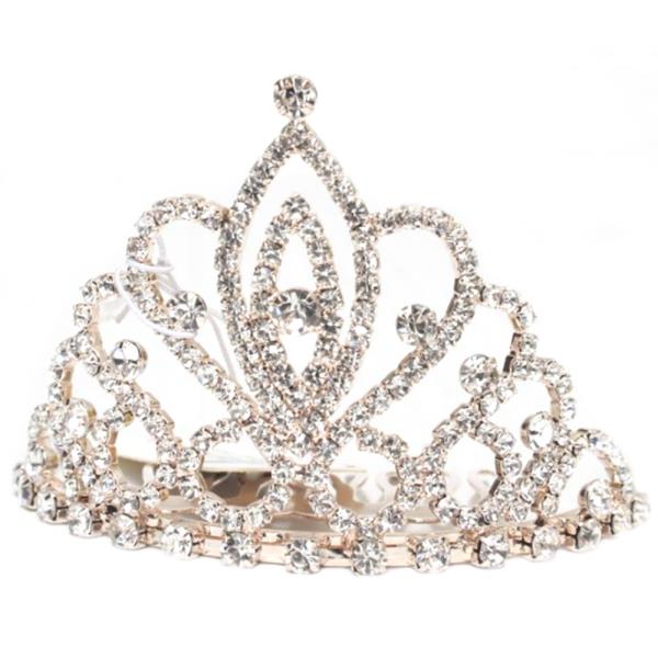 RHINESTONE PRINCESS CROWN TIARA