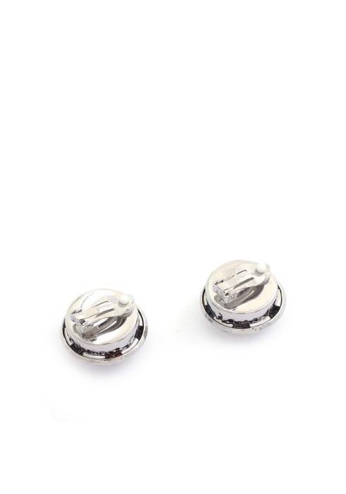 ROUND METAL CLIP EARRING