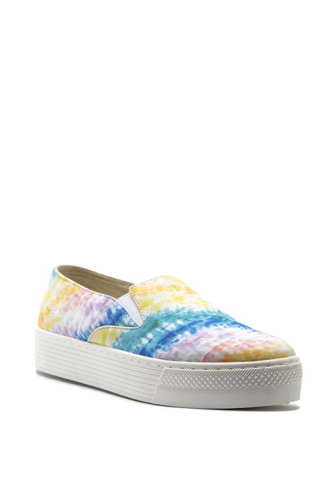 STYLISH TIE DYE PRINT STRETCHABLE SNEAKERS SHOES