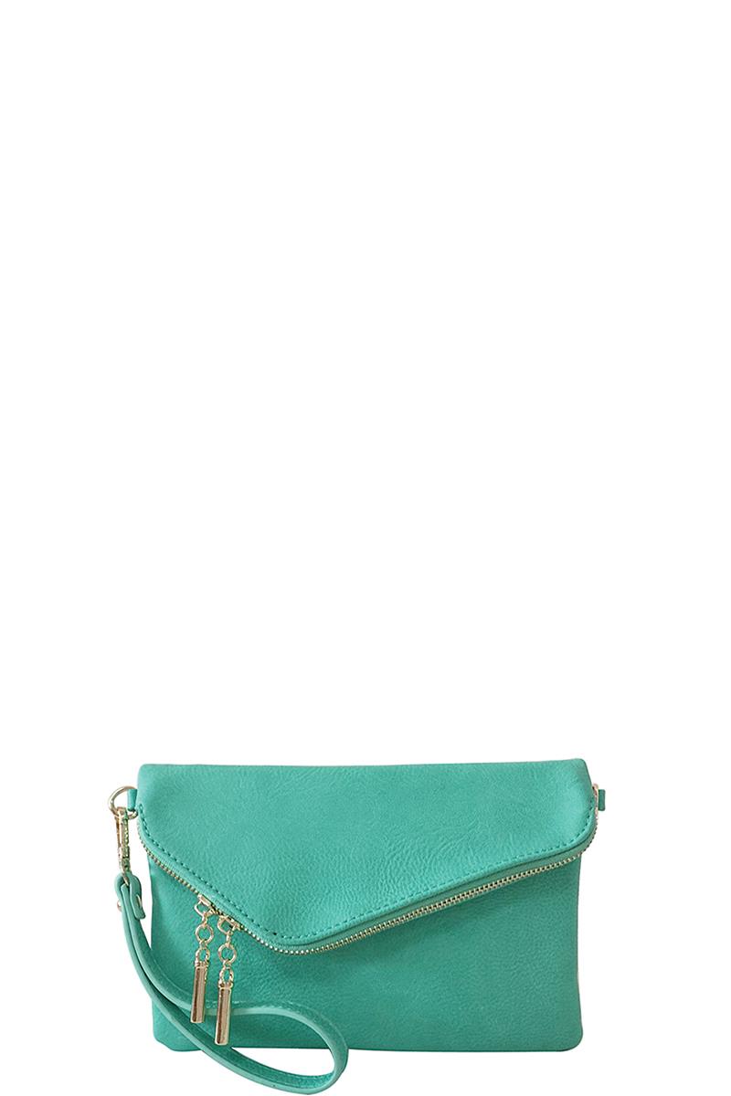 CUTE MULTI POCKET ENVELOPE CLUTCH WITH TWO STRAPS