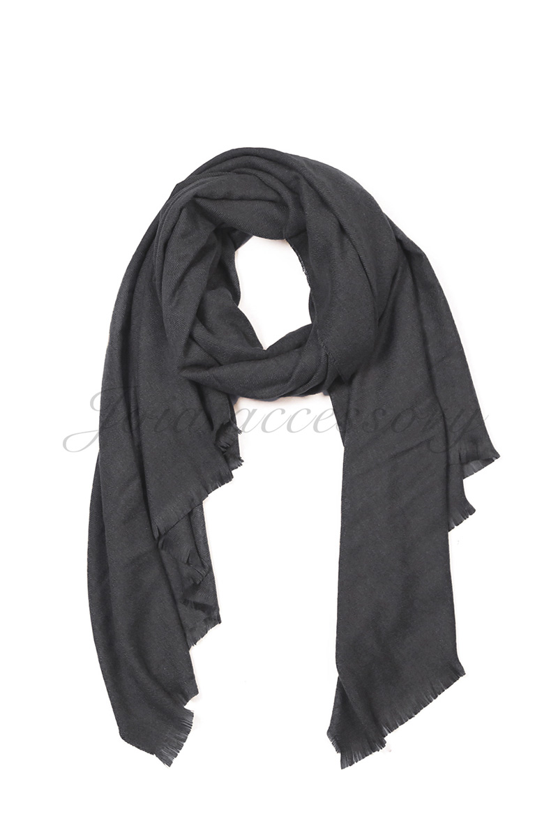 SOFT SOLID COLORED OBLONG SCARF