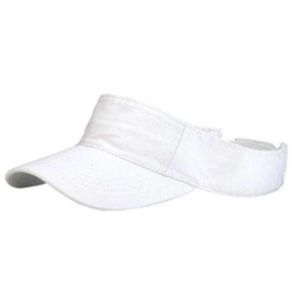 COTTON TWILL WASHED SOFT VISOR