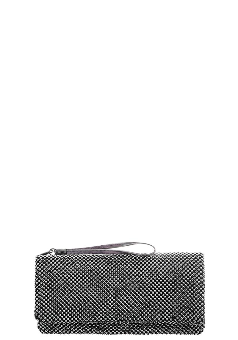 MULTI DESIGN SPARKLING HAND STRAP CLUTCH