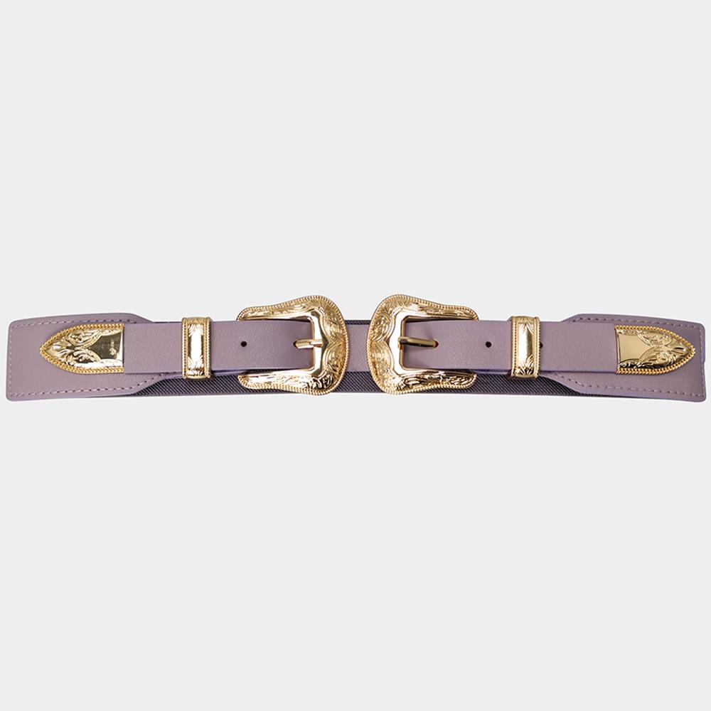 DOUBLE SIDED BUCKLE WESTERN DESIGN BELT