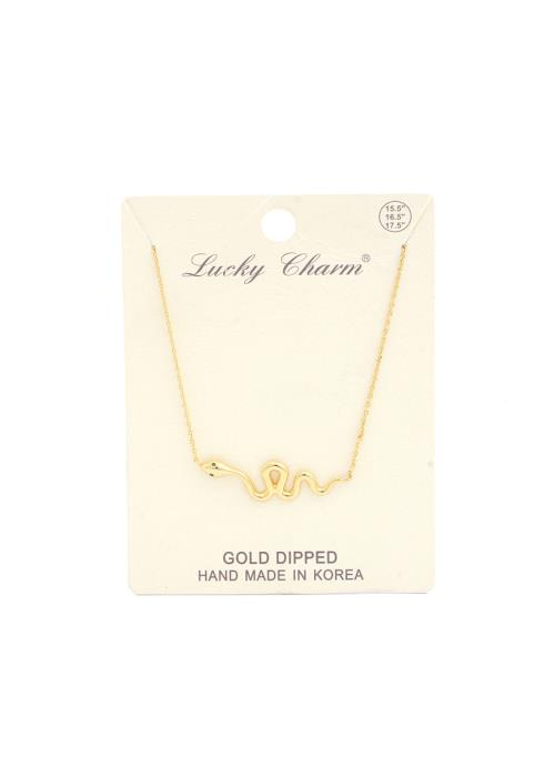 SNAKE PENDANT NECKLACE