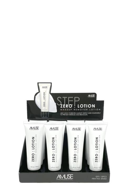 AMUSE STEP ZERO LOTION MAKEUP REMOVER LOTION (12 UNITS)