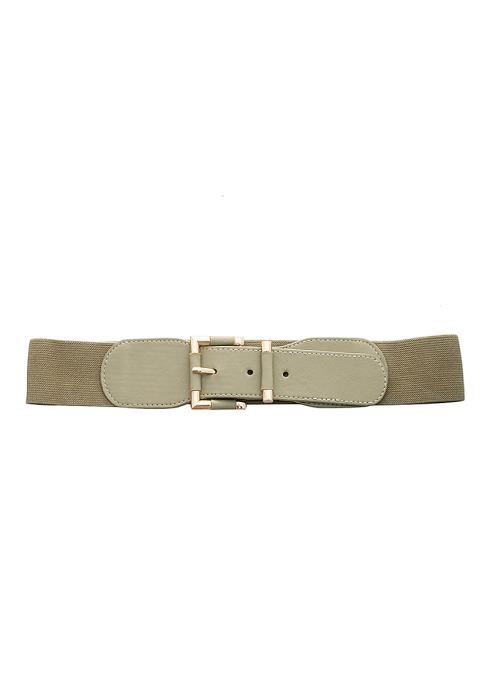 FASHION SQUARE BUCKLE STRETCHABLE BELT