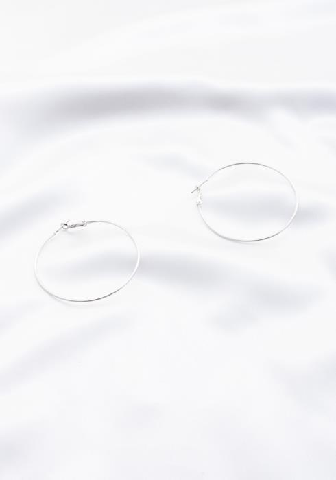 SODAJO THIN METAL HOOP EARRING