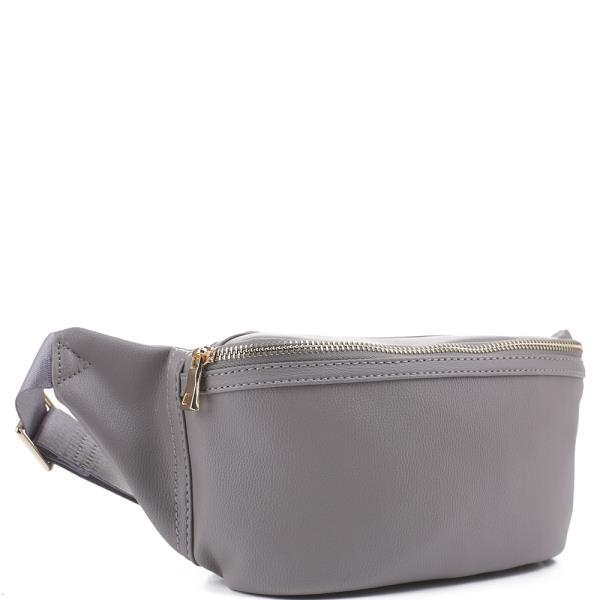 PLAIN ZIPPER WAIST FANNY PACK