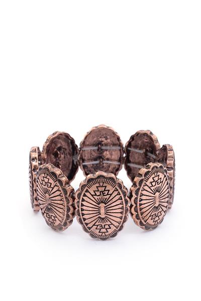 RUSTIC CONCHO BRACELET