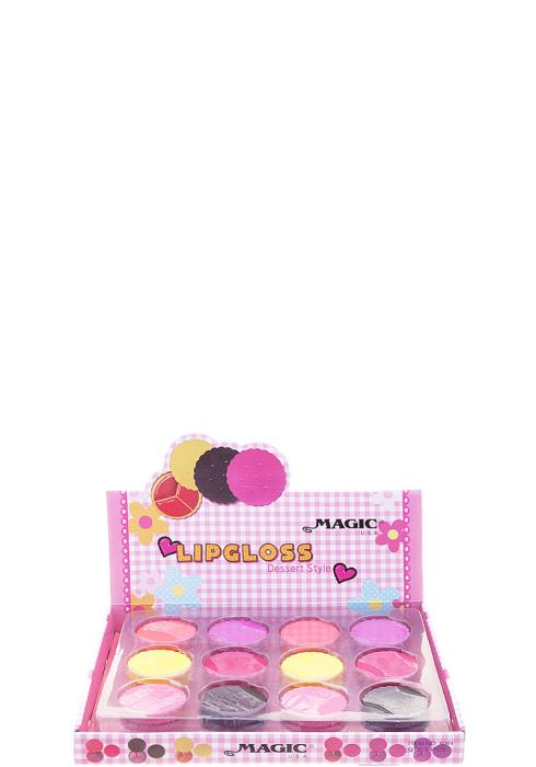 STYLISH DESSERT COOKIE STYLE LIPGLOSS 24 PCS
