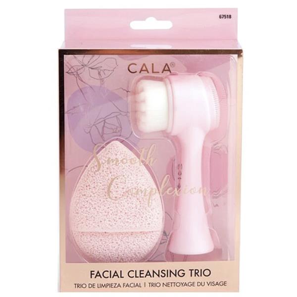 SMOOTH COMPLEXION FACIAL CLEANSING TRIO - BABY PINK