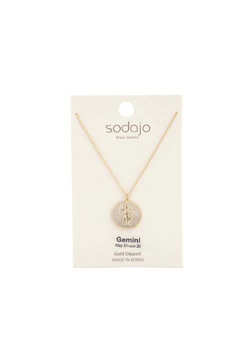 SODAJO ASTROLOGY SIGN GOLD DIPPED NECKLACE