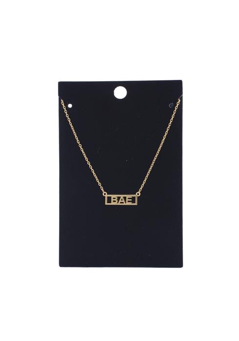 BAE PLATE NECKLACE