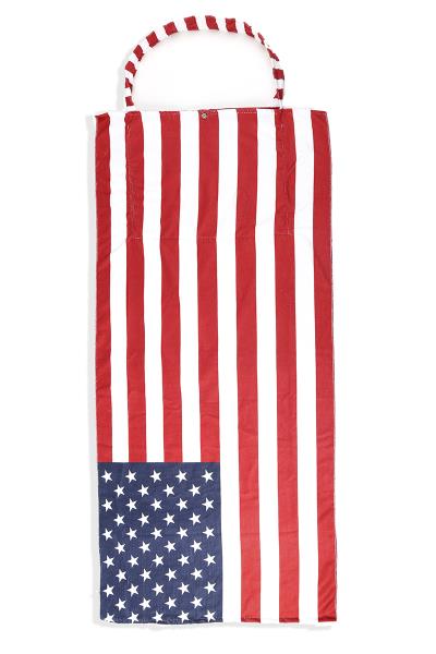 FASHION AMERICAN FLAG 2 IN 1 TOTE BEACH TOWEL