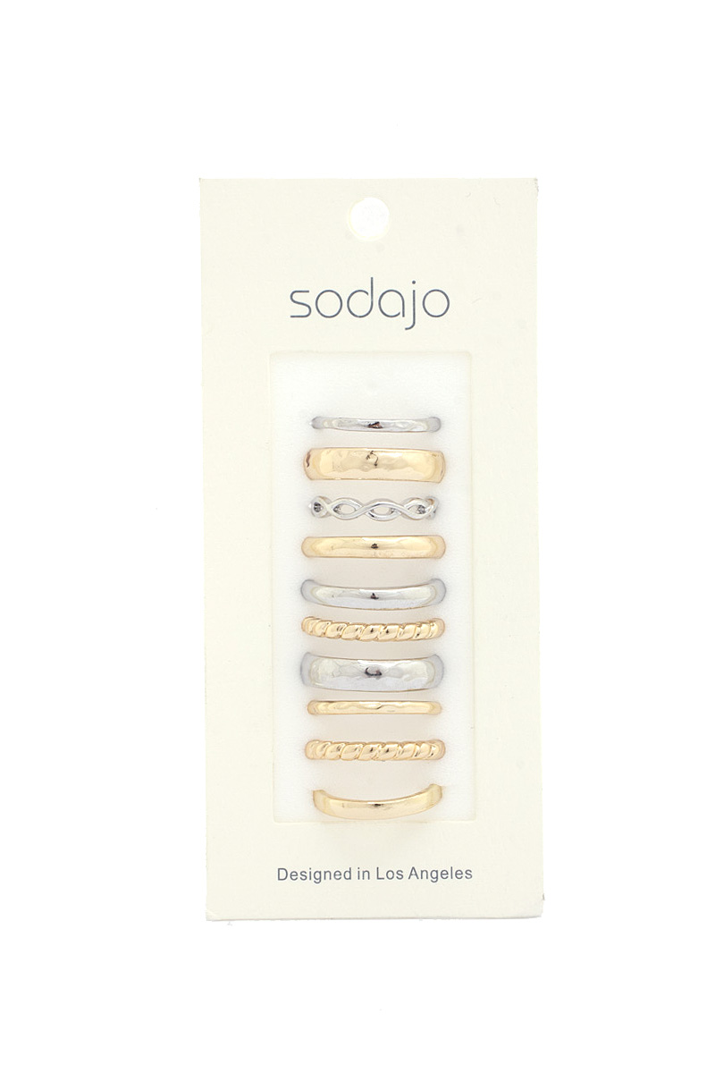 SODAJO METAL RING SET
