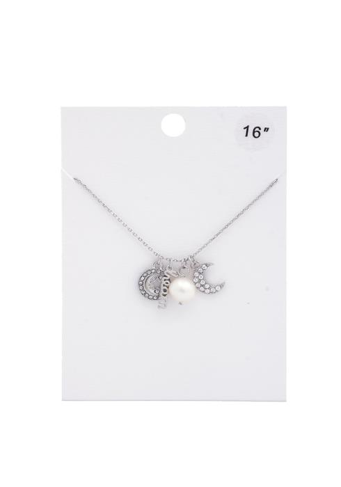 DREAM MOON CHARM NECKLACE