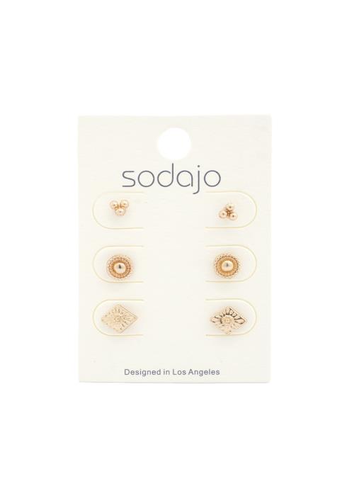 SODAJO METAL EARRING SET