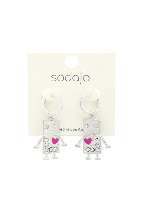 SODAJO ROBOT HUGGIE EARRING