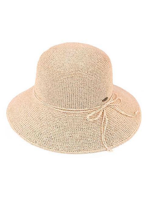 PAPER LUREX CLOCHE SUN HAT