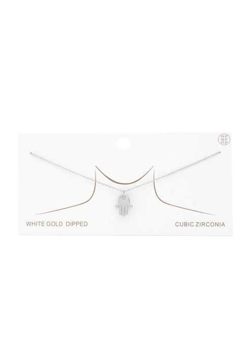 HAMSA HAND CHARM GOLD DIPPED NECKLACE