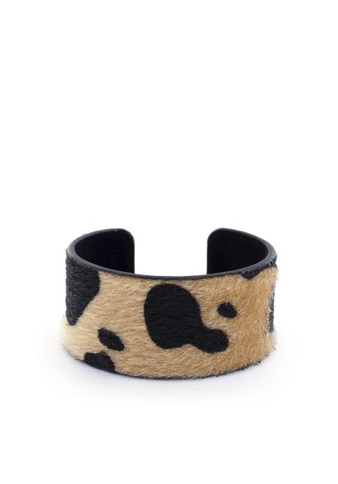 ANIMAL PRINT PATTERN CUFF BRACELET