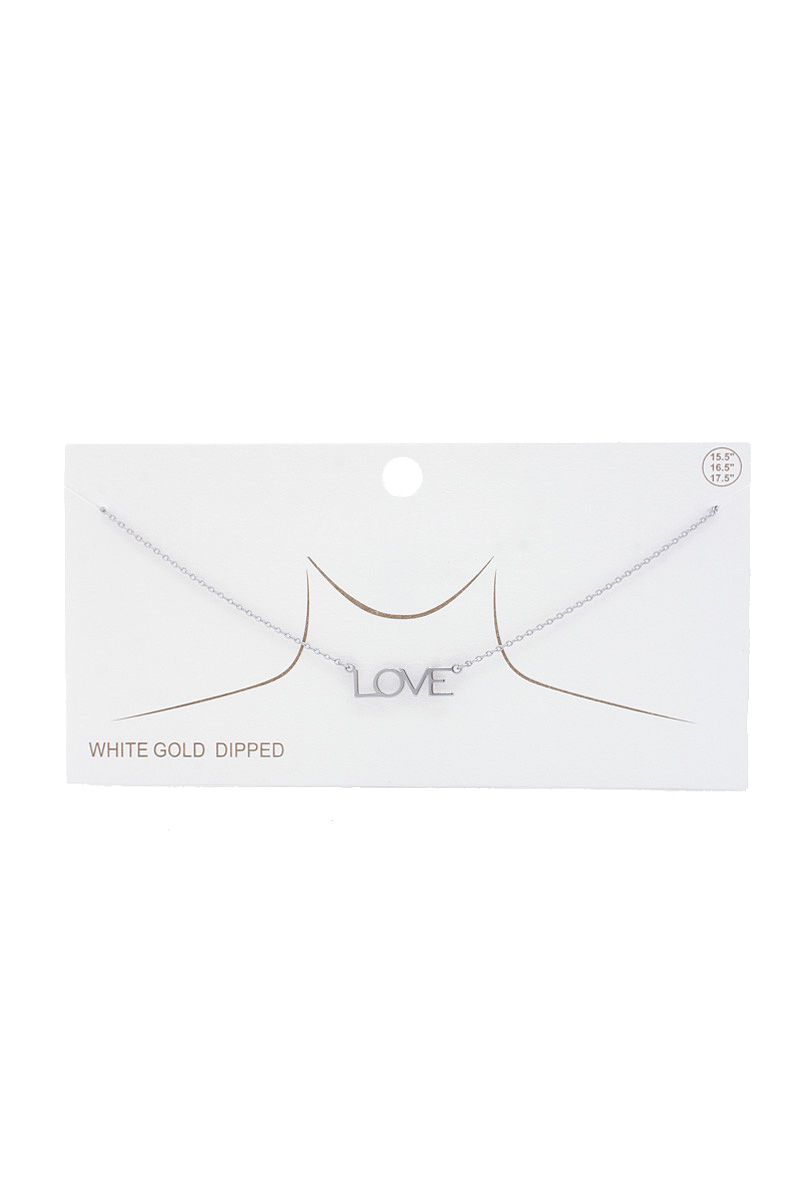 LOVE GOLD DIPPED NECKLACE