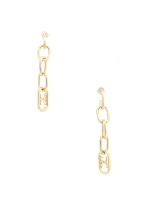 OVAL LINK DROP EARRING