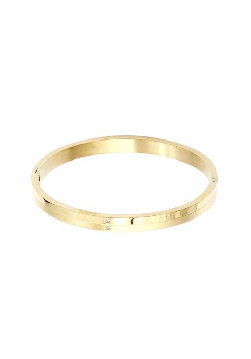 METAL OPEN BANGLE BRACELET