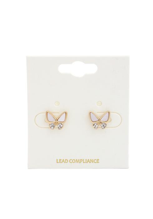 FRESH WATER PEARL BUTTERFLY EARRING