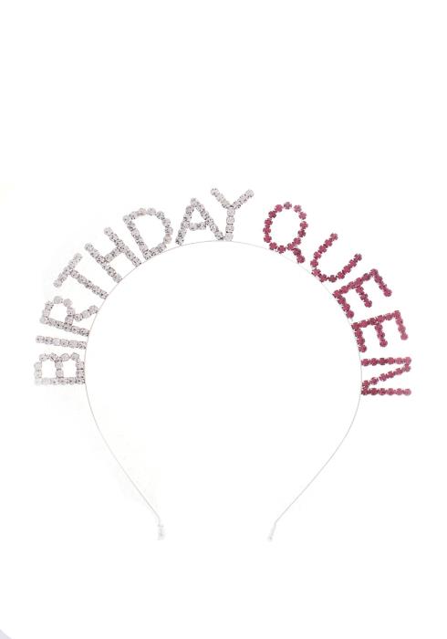 BIRTHDAY QUEEN RHINESTONE HEADBAND