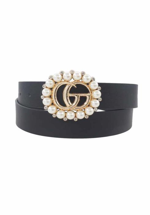 FASHION PEARL BUCKLE BELT