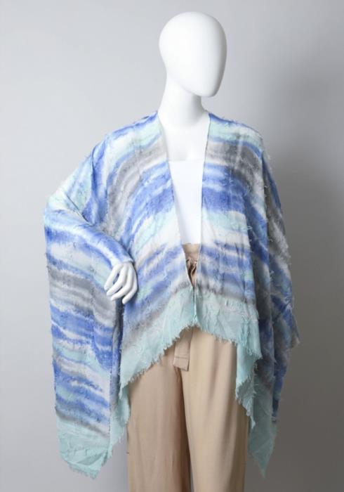 HORIZONTAL DIP DYE KIMONO
