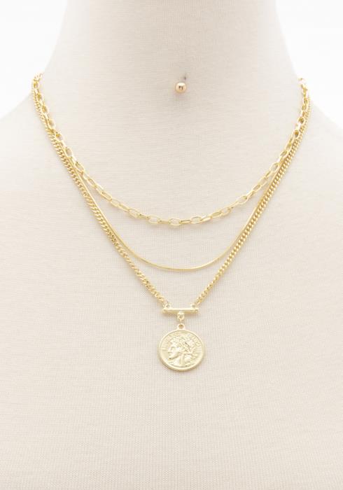 COIN LAYERED NECKLACE