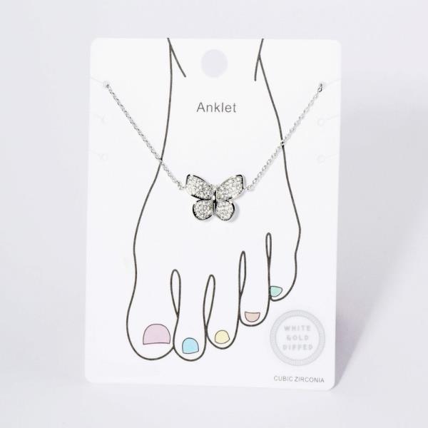 BUTTERFLY GOLD DIPPED ANKLET