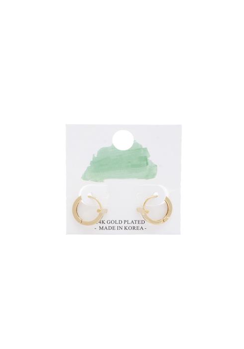 T SHAPE HUGGIE EARRING