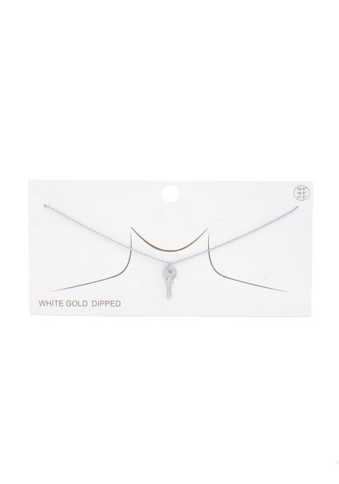 KEY PENDANT GOLD DIPPED NECKLACE