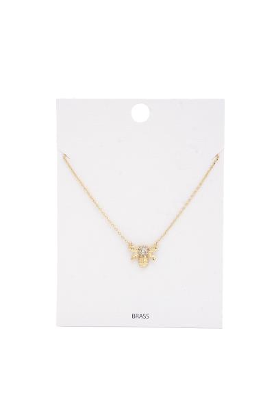 BEE CHARM NECKLACE