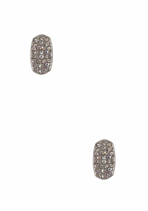 RHINESTONE STUD EARRING
