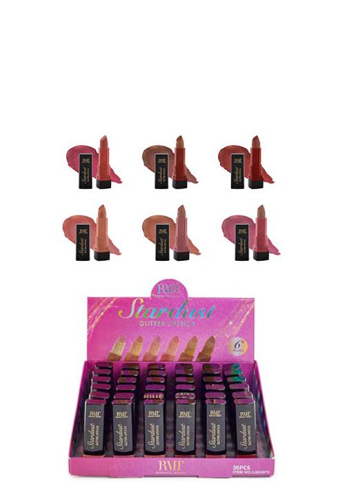 STARDUST GLITTER LIPSTICKS NUDE 36 PCS