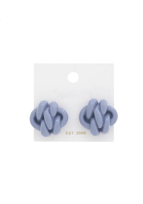 MULTI KNOT RESIN POST EARRING