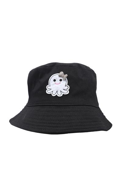 CUTE BOW TIE SQUID BUCKET HAT