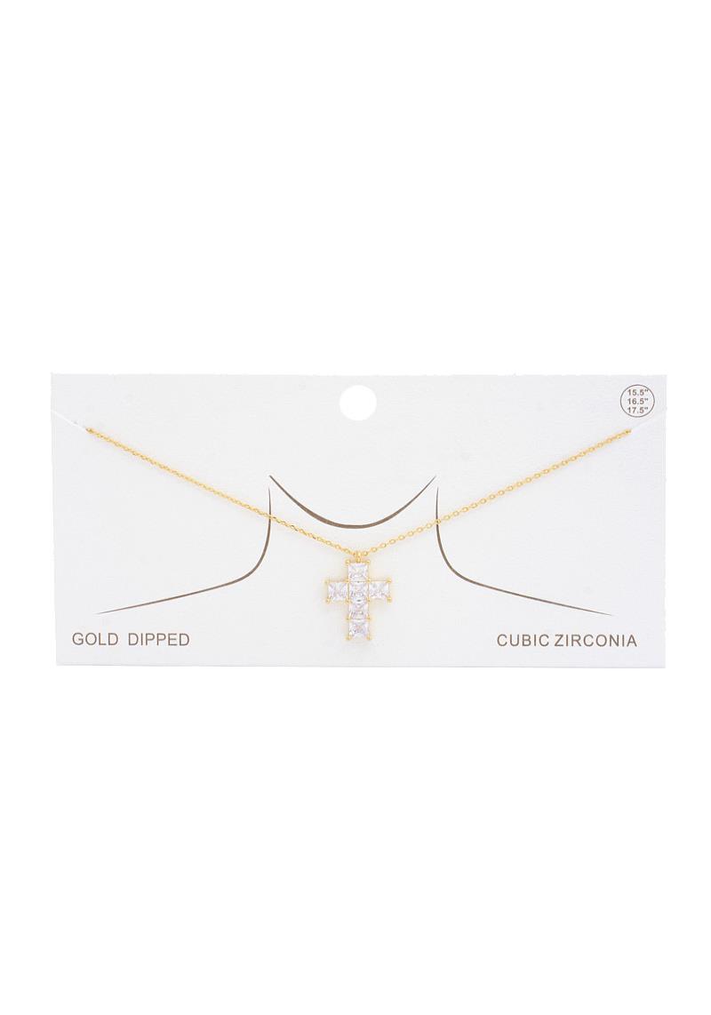 CROSS GOLD DIPPED NECKLACE