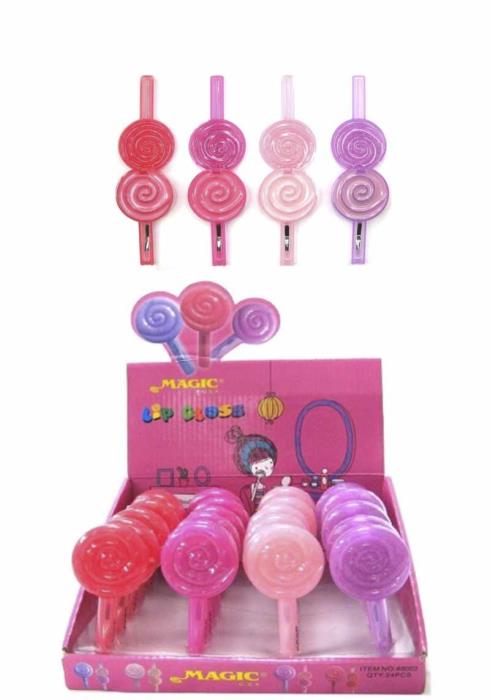 NEW SWIRL LOLLIPOP LIP GLOSS (24 UNITS)
