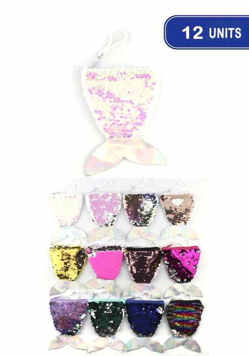 FASHION SEQUIN MERMAID TAIL KEY CHAIN (12 UNITS)