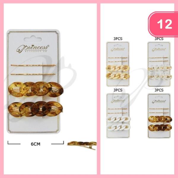 HAIR PIN 4 PC SET (12 UNITS)